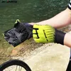 Gants de sport Gants de vélo de course pour femmes Gants de vélo à demi-doigts Été respirant élastique antichoc VTT Gants VTT 230720