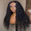 26 inch Long Loose Curly Lace Front Wig For Women With BabyHair High Temperature Fiber Daily Wear Middle Part Deep Part Glueless 1301U