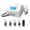 Profissional portátil 755nm 532nm 1064nm pico q comutado nd yag laser sobrancelha pigmento máquina de remoção de tatuagem picosegundo laser