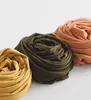 Scarves 5pcs/lot Muslim Chiffon Hijab Scarf Women Headband Plain Head Scarfs Wrap Islam Hijabs And Shawls Foulard Femme Musulman