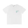 T-shirty męskie 290G Waga Homemada Summer Classic Classic Haft Haft Gradient Kieszonkowy krótki rękaw swobodny wszechstronny koszulka mężczyzn i damska