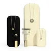 Jewelry Pouches Necklace Pendant Display Stand Hanging Window Vertical Props Booth Light Luxury
