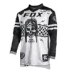 Camisetas masculinas manga longa camisa de ciclismo de motocross BAT Fox Downhill Mountain Bike MTB camisas offroad DH motocicleta roupas de motocross