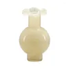 Vases Home Milk Yellow Water Cultured Potbelly Glass Vase Ornaments High Sense Living Room Light And Luxury Floral Ware