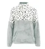 Women's Hoodies Leopard Print Patchwork Hoodie 2023 Kvinnor Winter Zipper Kangaroo Långärmad tröjor Längtare Pullover Kvinnlig kappa 101