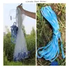 Vissen Accessoires Lawaia handgemaakte gegoten mesh Amerikaanse stijl monofilament nylon opvouwbaar klein mesh visnet met ijzeren hanger 230720