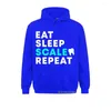 Men's Hoodies Funny Dental Hygienist Eat Sleep Scale Repeat Teeth Dentist Sweatshirts For Men Group Faddish Mother Day Hoods Camisa