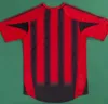 1995-1996 Maglia da calcio vintage Kaka Maldini Van Basten Pirlo Gullit Shevchenko S-shirt vintage Milan Set classico Maglia da calcio AC Maillots da uomo Abbigliamento