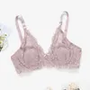 Bras Sets For Women Oversized Ultra-thin Cup Summer Sexy Lingerie With Lace Semi Transparent Bra Bare And Thin