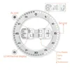 Zegary ścienne Nowoczesne LED Digit Large Clock 3D Luminous Ciche Electronic Creativity Skocz Drugi dekoracja domu do salonu