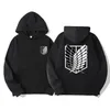 Sudaderas con capucha para hombre Sudaderas Attack on Titan Sudadera con capucha para hombre Sudaderas con capucha de Anime Hombres Mujeres Streetwear Pullover Harajuku Shingeki no Kyojin Sudadera con capucha Ropa 230721