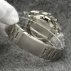 Hochwertige 44-mm-Quarz-Chronograph-Herrenuhr mit roten Zeigern, Edelstahlarmband, feste Lünette mit einem oberen Ring mit Tachymetermarkierungen #46567