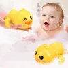 Brinquedos de banho de bebê de venda imperdível, patinhos de salpicos infantis, brinquedos de natação de pato amarelo para bebês, banho de meninas