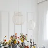 Pendant Lamps Simple Fabric Lantern Ball Chandelier Japanese Style Quiet Home Stay Nordic Creative Bedroom Restaurant