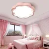 Candeeiros de teto Makaron lâmpada de quarto infantil Nordic LED flor para quarto de estudo meninos meninas decoração interior romântica quente