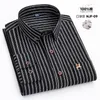 Men's Casual Shirts In Shirt Plus Size Cotton Full For Men Oxford Long-sleeve Slim Fit Formla Single Pocket Office Clothes Tops