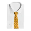 Bow Ties Dogs Over Yellow Background Unisex Neckties Silk Polyester 8 Cm Classic Neck Tie For Mens Shirt Accessories Gravatas Gift