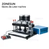 Zonesun 35x22cm Elektriskt läder Die Cutting Machine Photo Paper PVC/EVA Sheet Mold Cutter Die Cutting Tool för Clicker Die