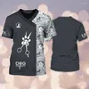 Męskie koszule T-shirt puppy groomer koszulka unisex mody modyfikowane letnie ubrania o nokół męskie koszulki z krótkim rękawem HARAJUKU TOPS