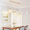 Pendant Lamps Dining Room Chandelier Three Round Simple Household Light Luxury Crystal Table