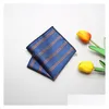 Taschentücher Mode Einstecktuch Taschentuch Zubehör Paisley Krawatte Vintage Business Anzug Brust Schal Drop Lieferung Dhz0H