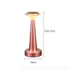 Tafellampen LED Iron Art Touch Dimmen Oogbescherming Oplaadbare Barlamp Voor Woonkamer Slaapkamer Licht Sfeer Mode Bureau