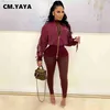 Femmes Vestes CM.YAYA Femmes Zipper Fly Manches Longues Col Rabattu Taille Haute Veste Automne Hiver Élégant Streetwear Tunique Vestes Outcoat L230724