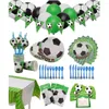 Present Wrap Soccer Theme Plastic Bag Candy for Boys Girls Kids Game Supplies Footbuled Födelsedagsfest Favors