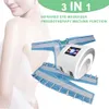 3 IN 1 Druck-Lymphdrainage-Schönheitsmaschine Profesional 24 Airbags Luftdruck-Infrarot-Detox-Ganzkörpermassagegerät mit Augenmassage Entspannen Sie sich