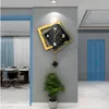 Relógios de parede Relógio de balanço Luz Luxo Moda Nórdico Minimalista Silencioso Personalizado Criativo Decoração de Casa