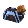 Hundbärare bärbar husdjur handväska utomhus resväska andningsmasket satchel levererar små katter och hundkatt