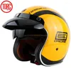 Caschi moto TORC T57 Casco protettivo 3/4 professionale retrò di alta qualità DOT Certificato ECE Rally e Kart Capacete