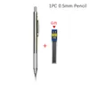 Mechanical Pencil 0.3/0.5/0.7/0.9/1.3/2.0/3.0mm Low Center Of Gravity Metal Drawing Special Office School Art Supplies