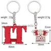 Keychains Lanyards Horror Movie Trincet Key Chain Stephen King's We All Float Nere Nere Emamel Keychains Keyring smycken Gåvor till fans Tillbehör J230724