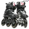 الزلاجات المدمجة في الأسطوانة 2023 البالغين الزلاجات داخل الخط 3 عجلات في الهواء الطلق تزلج أحذية أحذية أحذية حذاء رياضة التزلج على الجليد من سبيكة الألومنيوم Advancer Men HKD230720