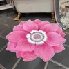 Mattor blå blommaformade mattor för vardagsrum soffa bordsmatta toalett vatten absorberande anti-glid golvmatta sovrum dekor sovrum mattor r230725