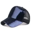 Ball Caps Hats For Men And Women Summer Cool Sequins Baseball Net Outdoor Sunscreen Sun Hat Mountaineering Cap Tide