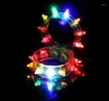 Pulseira de LED para decoração de festa que acende piscando e piscando para 200 peças