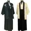Etniska kläder Mäns anime Ancient Kimono Japanese Style Samurai Traditionell kostymprestanda