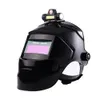 Capacetes de soldagem Oauee Máscara de capacete de soldagem Camaleão Vista grande True Color Energia solar Máscara de soldagem de escurecimento automático para corte de moagem de solda de arco 230721