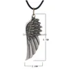 Naszyjniki wisiorek retro hip hop uroczy antyczne anielskie skrzydła Naszyjka Strażnik biżuterii Prezenty dla kobiet Wing Wing Drop dostawa wisiorki