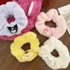 Cute Plush Kuromi Hair Rope Fashion Newest Women Hair Scrunchie Girls Elastic Rubbe Band Ponytail Holder Hair Accessories 2280