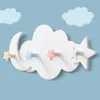 Hooks Cartoon Cloud Hook Seamless Nail Cute Wall Hanging Door Rear Coat Creative Sticky