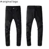 Paarse jeans herenjeans amiiri dames designer jeans voor hoge kwaliteit heren jeans broek jeans hiphop jeans motorfiets fiets coole stijl denim broek stervormig patroon