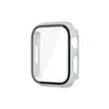 Gehard glas schermbeschermer voor Apple Watch 8 7 6 5 SE Ultra 49 mm 45 mm 44 mm 3D-bumpers PC-cover meerdere kleuren met retailpakket