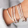 Couple en acier au titane lisse manchette ouverte gravée nom personnalisé bracelet bracelets inspirants pour femme maman cadeau personnalisé pour elle bijoux d'anniversaire
