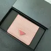 محافظ Triangle Triangle Wallets Women's Mens Designer Wallet Card Holder مع Box Histrich Gift Woman Coin Coll Brand Leather Branders Slots Key 240302