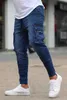 Jeans da uomo da uomo Slim Fit Stretch Casual Fashion Pantaloni multi tasche in denim Everyday Street Work Pantaloni Hip Hop 230111 L230724