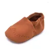 Premiers marcheurs bébé mocassins infantile enfant en bas âge chaussures en cuir suédé enfants filles garçons Prewalker semelle souple antidérapante