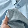 Mäns avslappnade skjortor högklippt etikett Trade Tail Single Shirt Summer Fashion Kort ärm Top Ropa -kläder för män